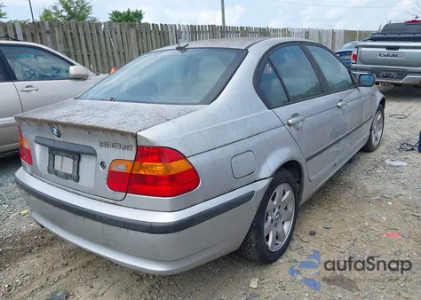 2004 BMW 325Xi Xi из США, поврежденный, VIN WBAEU334X4PR11053